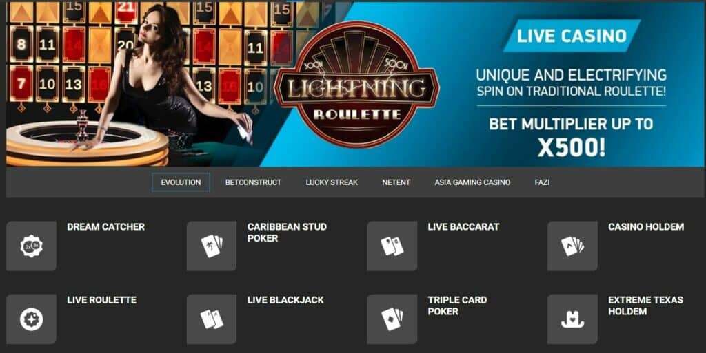 CASINO LIVE