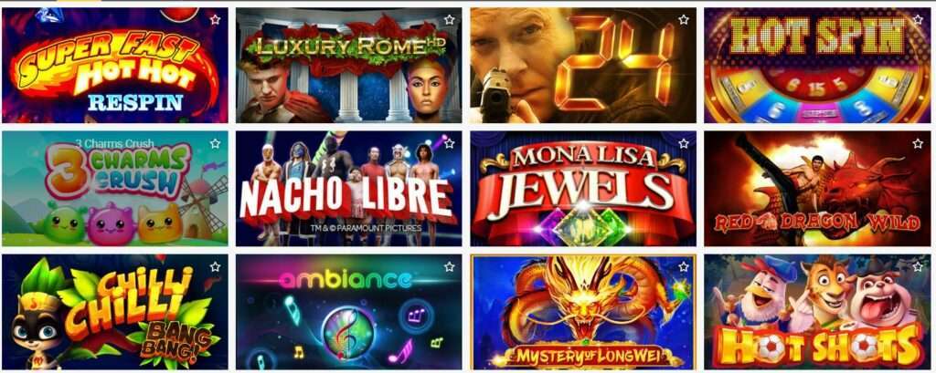 Alcune slot online
