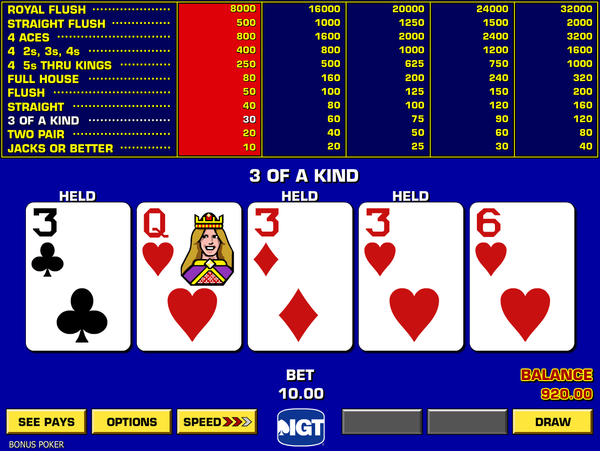 Video Poker da Bar da Giocare Online: lista migliori siti
