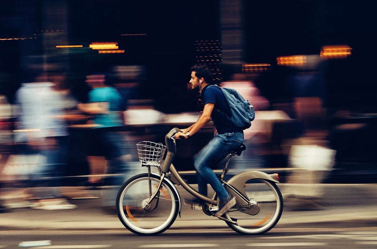 Bicycle are best for delivering in short distances