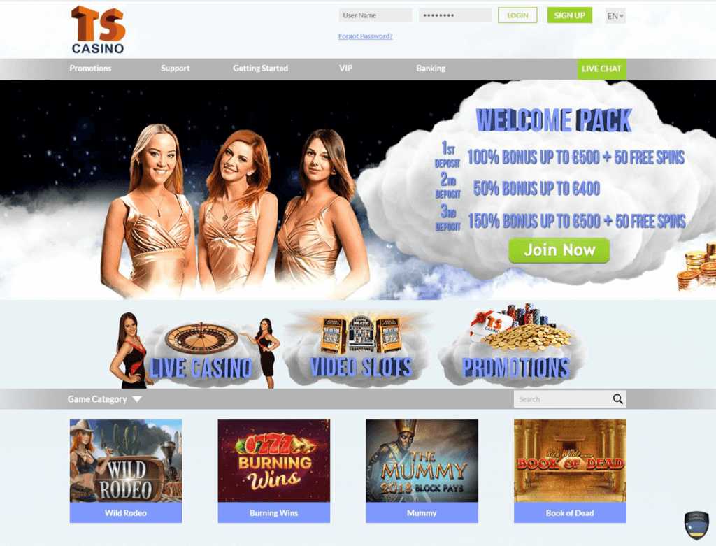 time square casino il bonus benvenuto