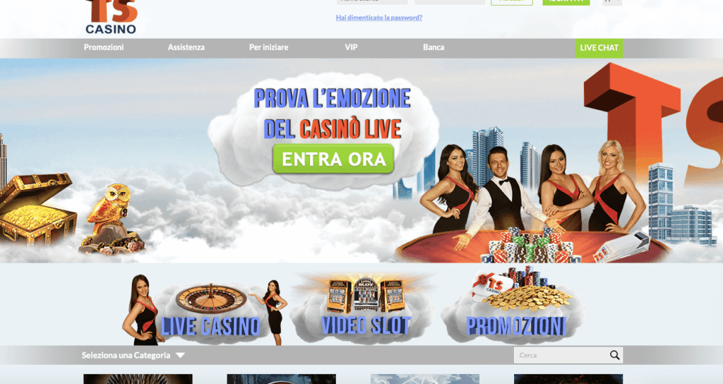 ts casino homepage