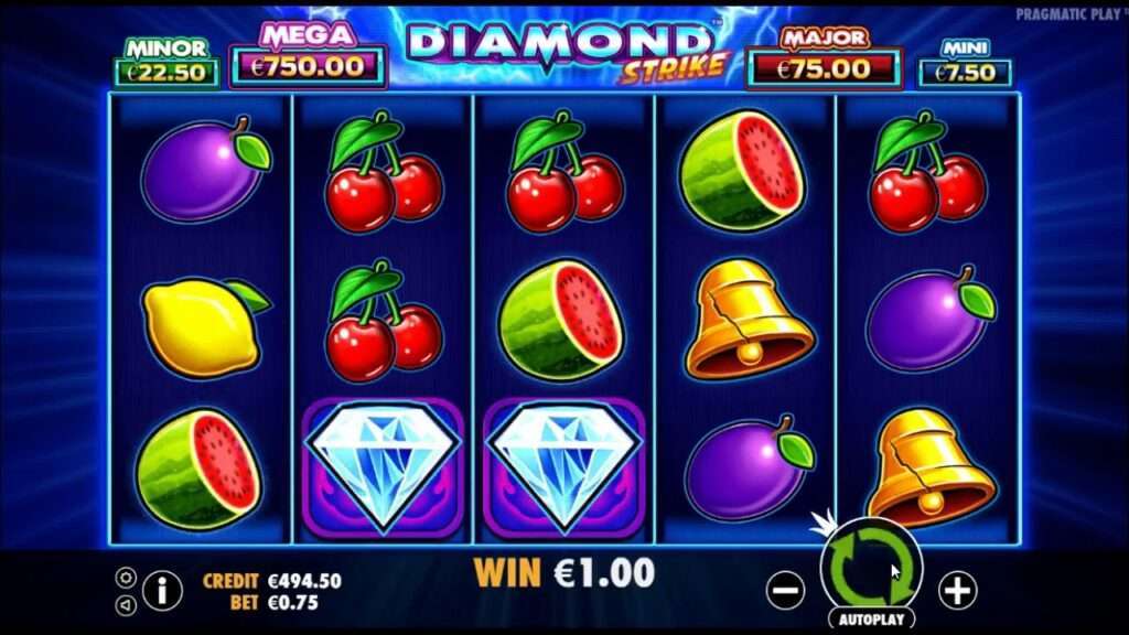 simboli Diamond Strike Slot Machine