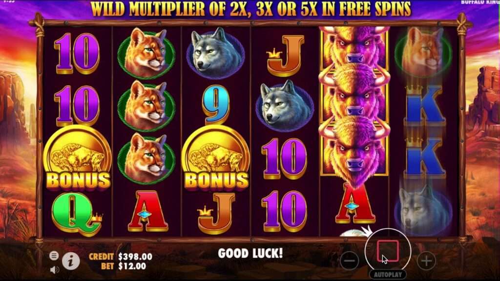 simboli Buffalo King slot machine