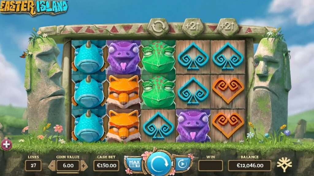 simboli Easter Island slot machine