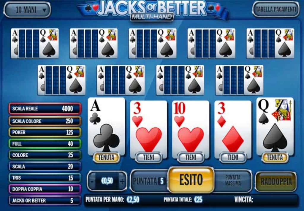 video poker Jacks or Better