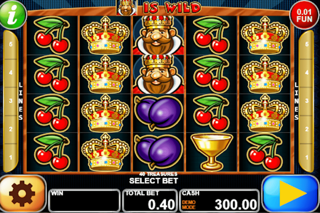 simboli 40 treasures slot machine