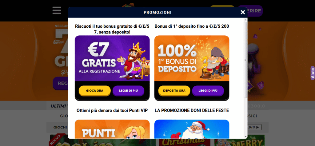 bonus senza deposito Gratorama Casinò