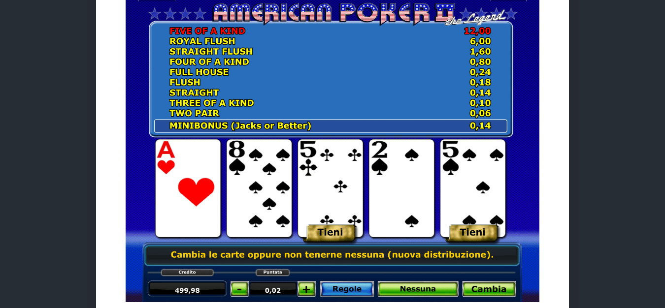 American Poker Gratis Online: dove giocare, i migliori siti