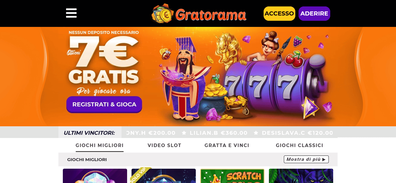 Nuovi Casinò Online con Bonus Senza Deposito 2021: la lista