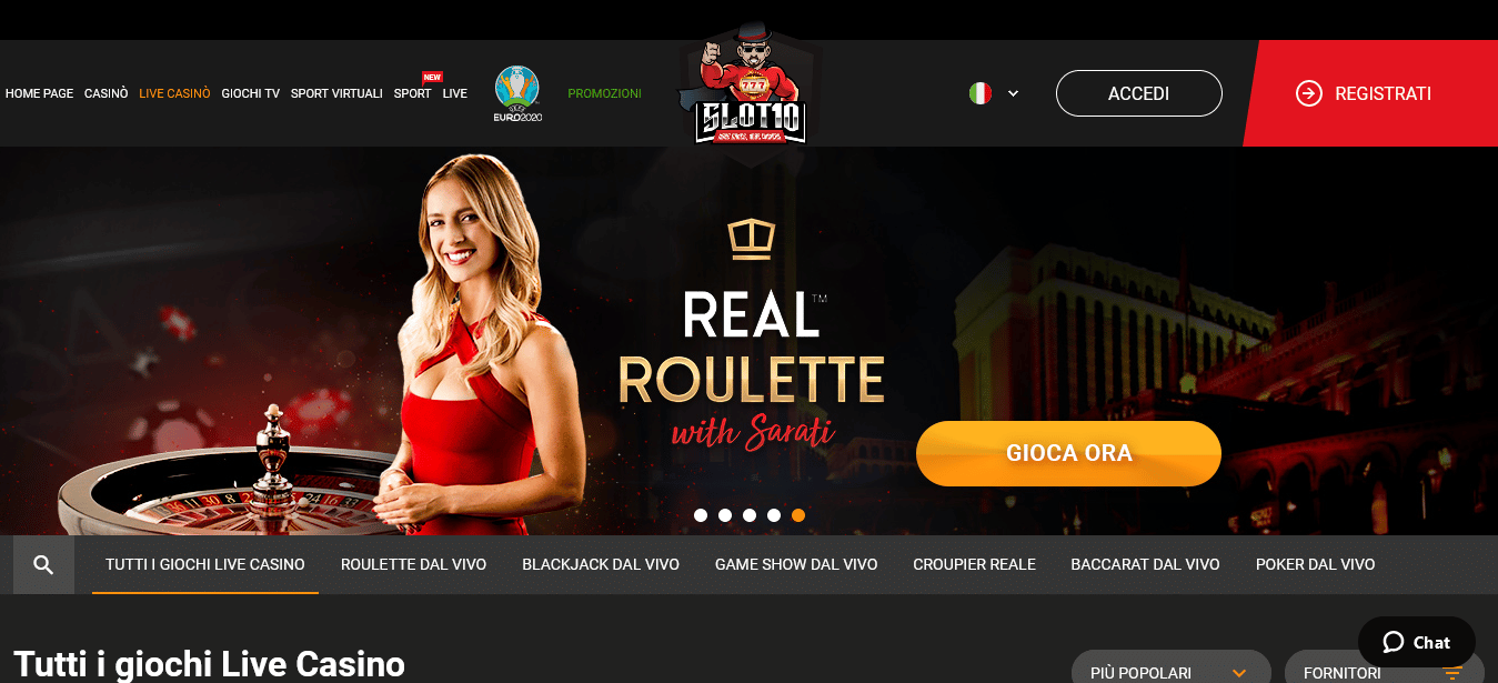 Casinò Live non AAMS: lista completa e recensioni