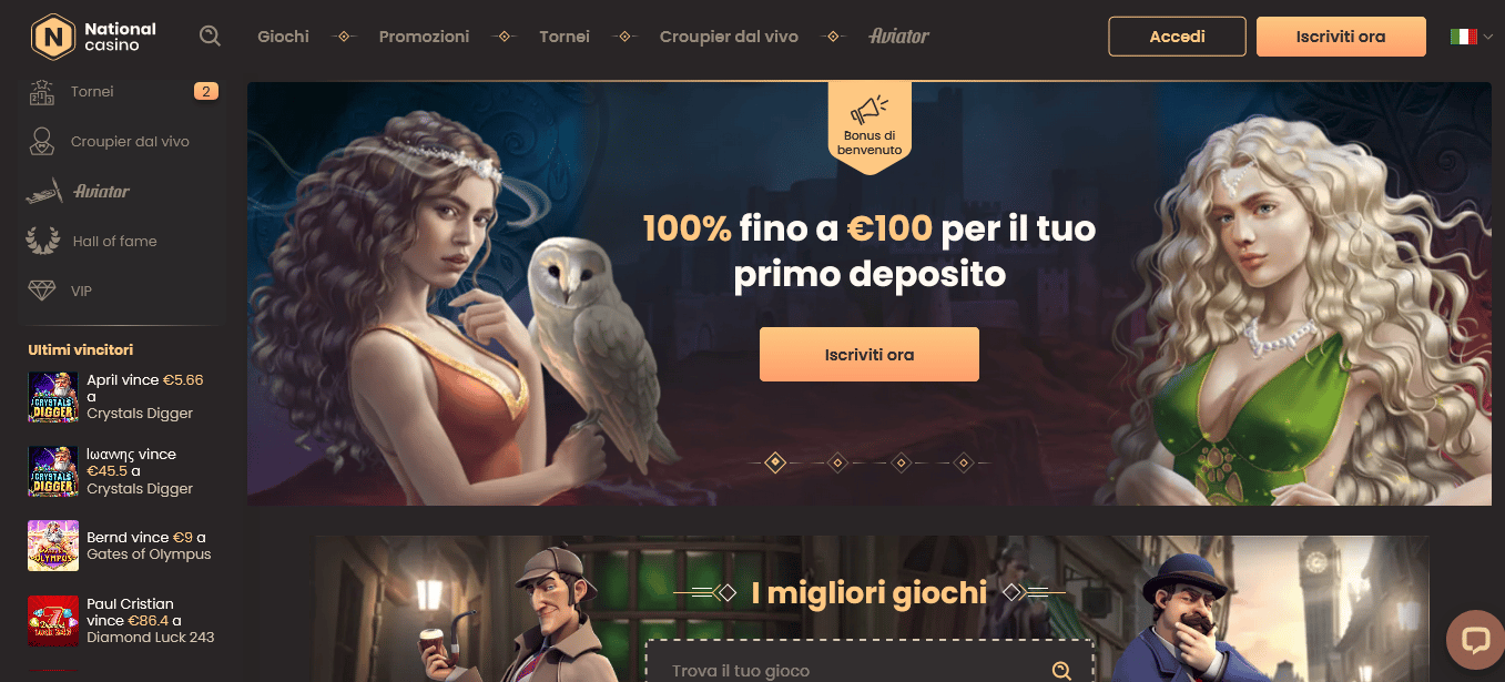 Recensione National Casinò | Bonus e Slot Non Aams