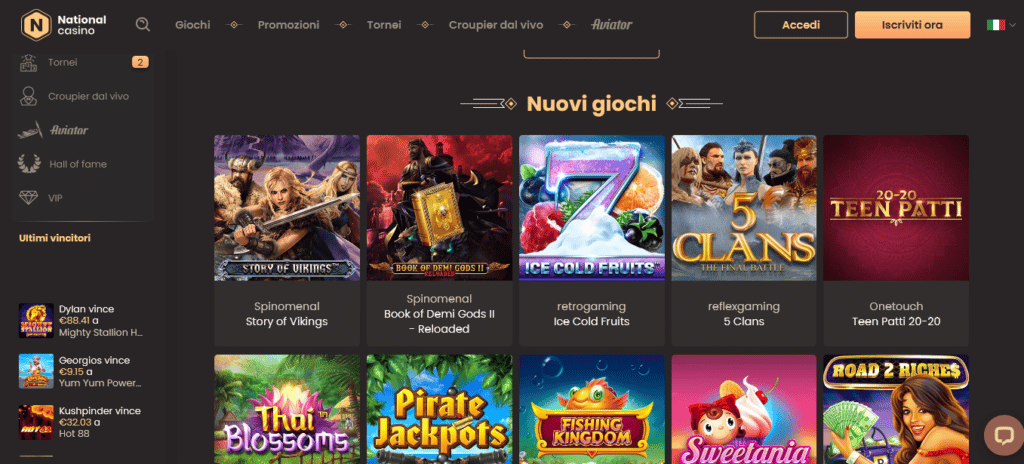 Giochi National Casinò Online
