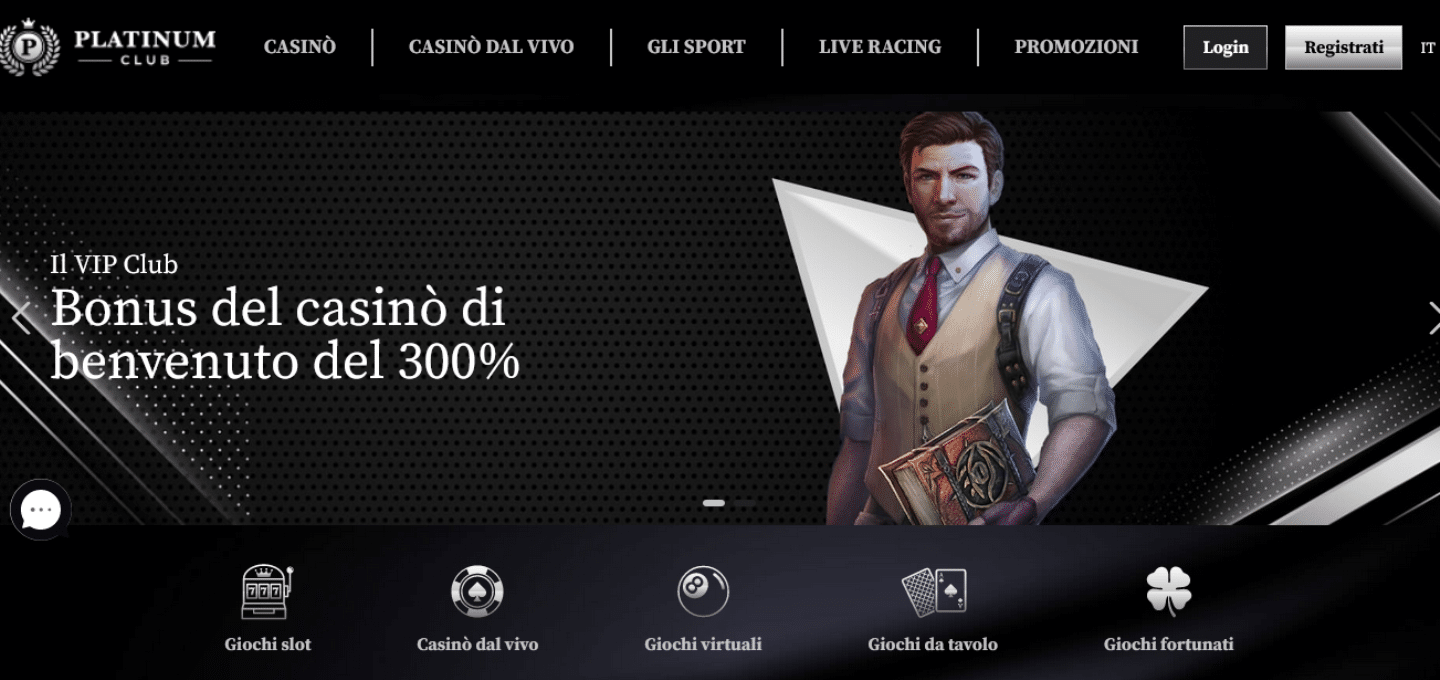 Platinum Club Vip Casinò: Recensioni e Bonus