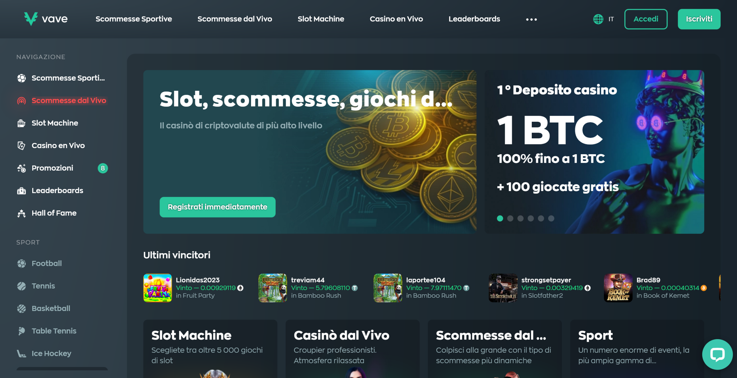 Casinò Online Criptovalute e Bitcoin: lista dei migliori